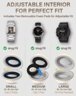 Factory Wholesale Custom Single Watch Travel Case with Carabiner Clip, EVA Hard Shell - Image 2