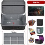 Factory Wholesale Custom Card Deck Carrying Case for MTG/TCG Cards with Playmat Straps - Image 2