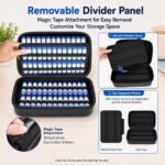 Factory Wholesale Custom Hard Shell Homeopathic Remedy Case for Boiron Tubes, 104 Tubes, Large Capacity Case - Image 2