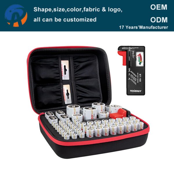 Battery Organizer Storage Case