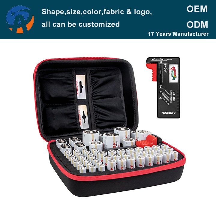 Battery Organizer Storage Case