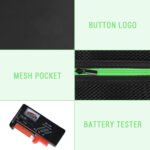 Factory Wholesale Custom Battery Storage Case with Tester,69 Slot for AAA AA C D 9V Button - Image 3