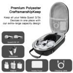 Factory Wholesale Custom Hard Carrying Case Compatible with Oculus Meta Quest 3/3S,VR Headset Accessories Case - Image 3
