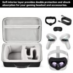 Factory Wholesale Custom VR Hard Carrying Case for Meta Quest 3S/3/2 Headset - Image 3