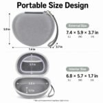 Factory Wholesale Custom Portable Travel Headphone Case for Skullcandy Crusher/Hesh/Evo, for JLab JBuds Lux ANC - Image 4