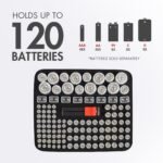 Factory Wholesale Custom Large Battery Organizer Case with Battery Tester, Holds 120 Batteries AA AAA C D 9V - Image 2