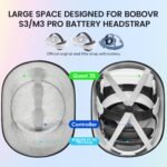 Factory Wholesale Custom Hard Travel Case for BOBOVR S3/M3 Pro & KIWI Design Battery Head Strap, VR Headset Carrying Case - Image 2