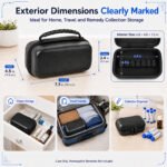Factory Wholesale Custom Hard Shell Waterproof Homeopathic Remedy Zipper Case for Boiron Tubes, 32 Tubes - Image 3