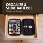 Factory Wholesale Custom Battery Organizer Storage Case with Battery Tester, Holds 60 Batteries AA AAA C D 9V - Image 3