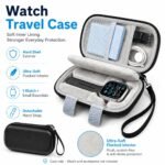 Factory Wholesale Custom Firm EVA shell Single Watch Travel Case for Wristwatches & Smartwatches - Image 3