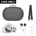 Factory Wholesale Custom Waterproof Hard Carrying Case for Meta Quest 3S/3 with Elite Strap - Image 2