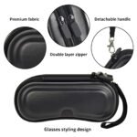 Factory Wholesale Custom Double Eyeglass Case for Two Pairs, Travel Organizer - Image 4