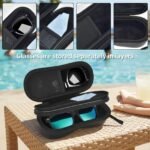 Factory Wholesale Custom Double Eyeglass Case for Two Pairs, Travel Organizer - Image 3